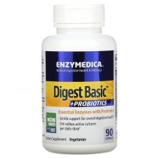 Enzymedica, Digest Basic + пробиотики, 90 капс.
