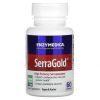 Enzymedica, SerraGold, высокоэффективная серрапептаза, 60 капс.