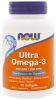 NOW, Ultra Omega- 3 1000 мг(500 EPA/250 DHA), 90 гел. капс.