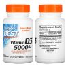 Doctor's Best, Витамин D3, 125 мкг (5000 МЕ), 360 гел. капс.