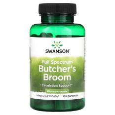 Swanson,  Butcher's Broom 470 мг, 100 капс.