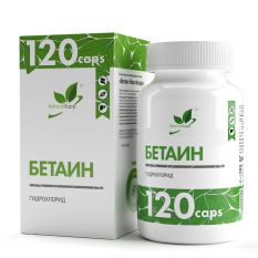 NaturalSupp, Betain HCL, 120 капс.