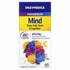 Enzymedica, Magnesium Mind, 60 капс.