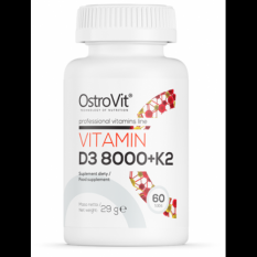 Ostrovit, Vitamin D3 8000 МЕ + K2 (МК-7) 200 мг. 60 таб.