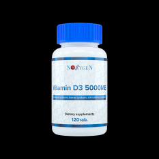 Noxygen. Vitamin D3 5000 IU, 120 таб.