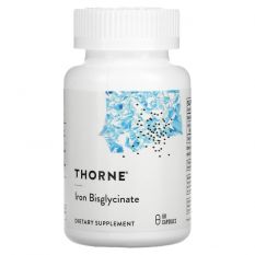 Thorne, Iron Bisglycinate, 60 капс.