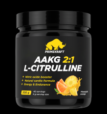 Prime-Kraft, добавка AAKG 2:1 &L-CITRULLINE DL-MALATE (ААКГ 2:1 +L-Цитруллин DLМалат) 200 г.