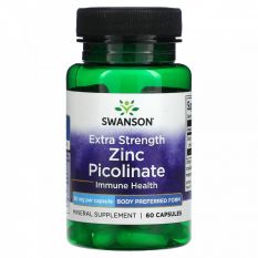 Swanson, Zinc Picolinate 50 мг. 60 капс.