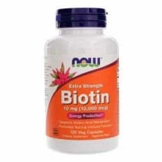 NOW, Biotin 10000 mcg, 120 капс.