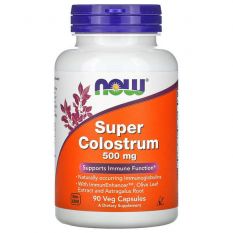 NOW, Super Colostrum 500 мг, 90 капс.