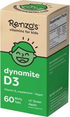 Renzo's, для малышей Dynamite D3 60 таб.