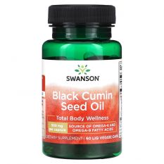 Swanson, Black Cumin Seed Oil,60 капс.