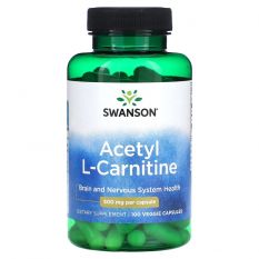 Swanson,Acetyl L-Carnitine 500 mg,100 капс.