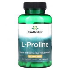 Swanson,L-Proline 500 мг,100 капс.