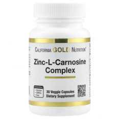 California Gold Nutrition, Zinc-L-Carnosine Complex,30 капс.