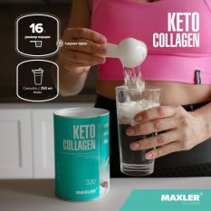 Maxler, Keto Collagen, 320 г.