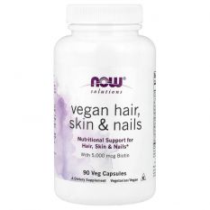 NOW,Vegan Hair,Skin& Nails,90 капс.