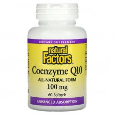 Natural Factors, CoQ10 100 мг. 60 капс.
