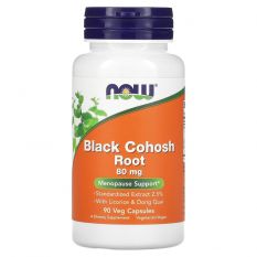 NOW ,Black Cohosh Root, 90 капс.