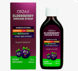 ORZAX ELDERBERRY IMMUNE SYRUP 150 ML (Иммуно сироп с бузиной)