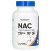 Nutricost, N-Acetyl L- Cysteine (NAC) (600 MG) 120 капс.