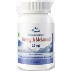 Norway Nature,Strength Melatonin 10 мг, 60 капс.