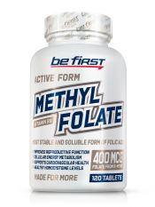 Be First, Methyl Folate 400 mcg, 120 таб.