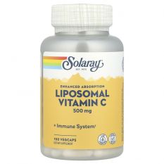 Solaray, Liposomal Vitamin C 500 мг. 100 капс.