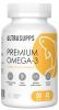 UltraSupps, Premium Omega-3 1000 mg , 90 гел.капс.