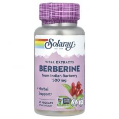 Solaray, Berberine 500 мг, 60 капс.