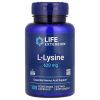 Life Extension, L-Lysine 620 мг, 100 капс.