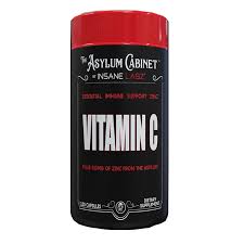 Insane labz Asylum, Vitamin C+ zinc , 120 капс.