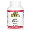Natural Factors, Zinc Citrate 15 мг, 90 таб.