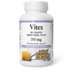 Natural Factors, Vitex 80 мг, 90 капс.