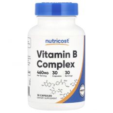 Nutricost, Vitamin B Complex, 30 капс.