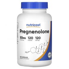 Nutricost, Pregnenolone 50 мг, 120 капс.