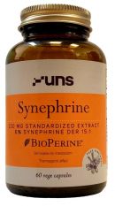 UNS, SYNEPHRINE + BIOPERINE, 60 капс.