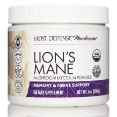 Host Defense, Lion's Mane Mycelium (ежовик гребенчатый),200 г.