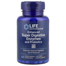 Life Extension, Super Digestive Enzymes and Probiotics, 60 капс.
