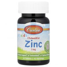 Carlson, Kids Chewable Zinc, 42 таб.