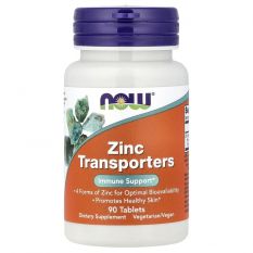 NOW, Zinc Transporters (Цинк), 90 таб.