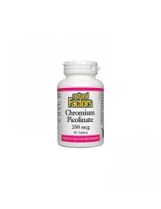 Natural Factors, Chromium Picolinate, 250mcg, 90 таб.