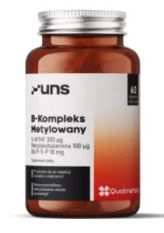 UNS, B-KOMPLEKS METYLOWANY (Б комплекс метильный), 60 капс.