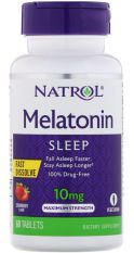 Natrol, Melatonin 10 мг, 60 таб.