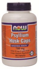 NOW, Psyllium Husk Caps 700 мг, 180 капс.