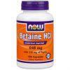 NOW, Betaine HCI 648 мг, 120 капс.