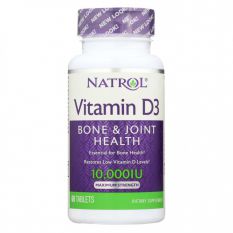 Natrol, Vitamin D3 10000 МЕ, 60 таб.