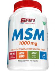 SAN, MSM 1000 мг, 120 капс.