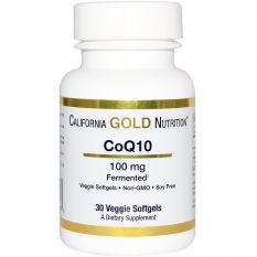 California Gold Nutrition, CoQ10 100 мг, 30 капс.