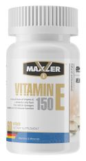 MAXLER, Vitamin E, 60 гел. капс.
